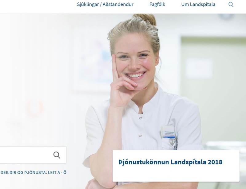 Þjónustukönnun Landspítala 2018 komin af stað